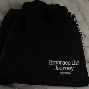 Embrace the Journey Black Sweatpants